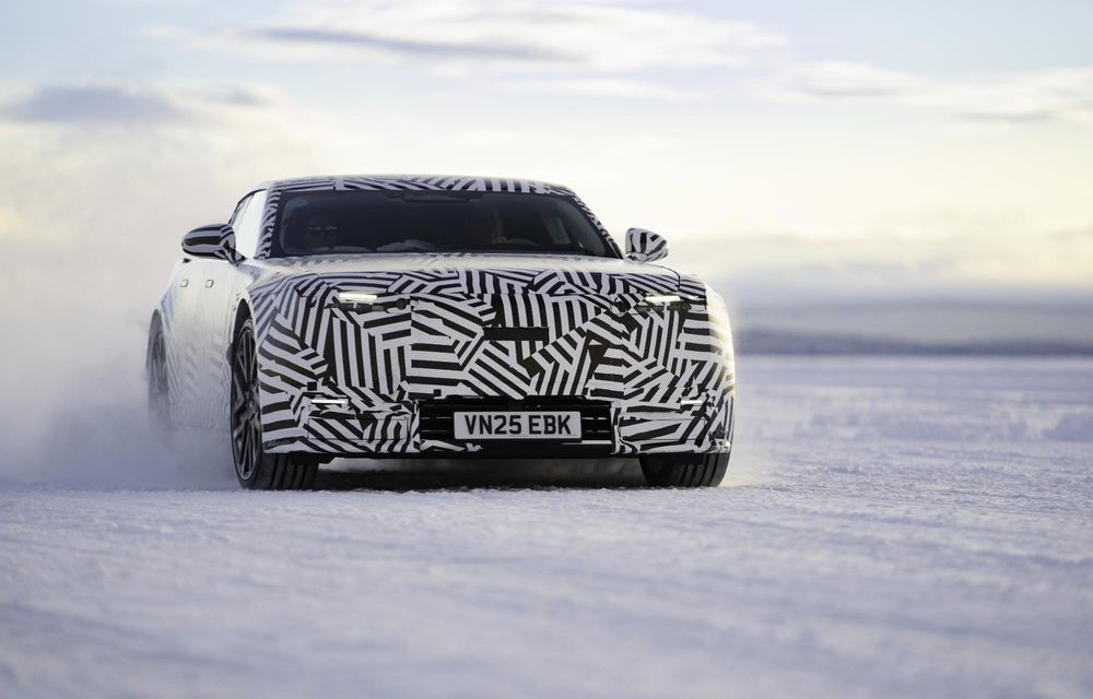 Jaguar: imagini noi cu viitorul model electric în timpul testelor extreme de iarnă - Poza 11