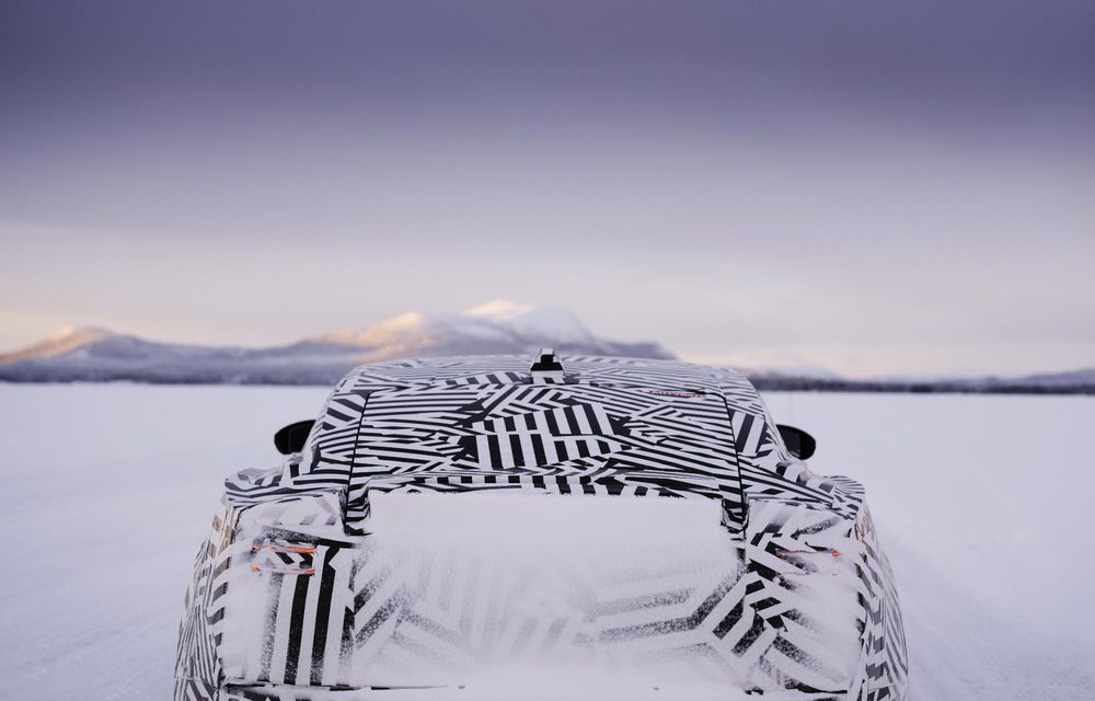 Jaguar: imagini noi cu viitorul model electric în timpul testelor extreme de iarnă - Poza 9