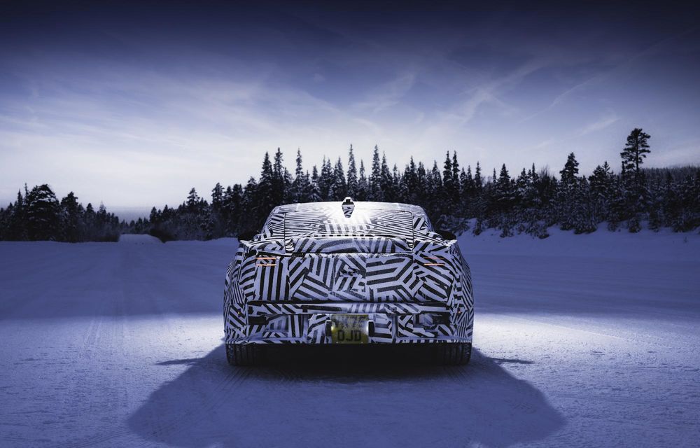 Jaguar: imagini noi cu viitorul model electric în timpul testelor extreme de iarnă - Poza 12