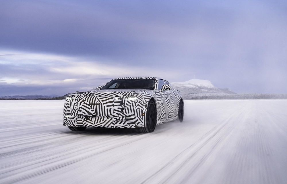 Jaguar: imagini noi cu viitorul model electric în timpul testelor extreme de iarnă - Poza 13