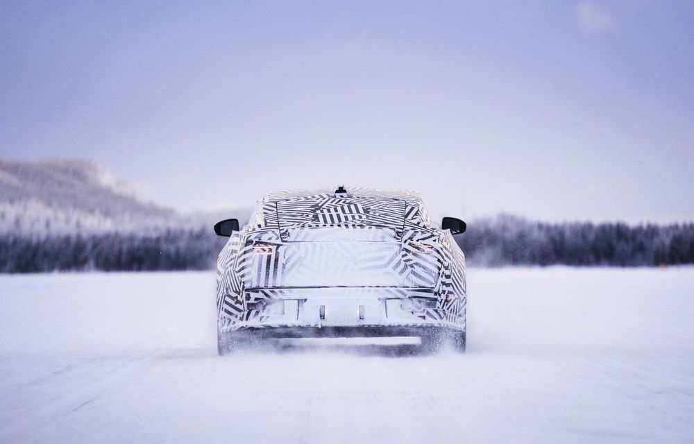 Jaguar: imagini noi cu viitorul model electric în timpul testelor extreme de iarnă - Poza 14