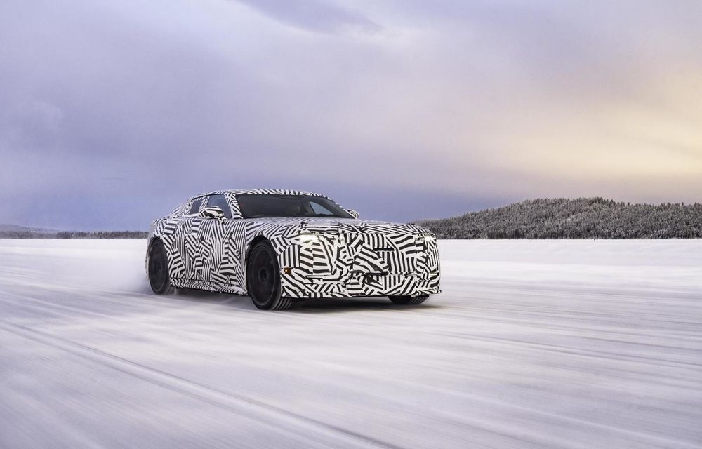 Jaguar: imagini noi cu viitorul model electric în timpul testelor extreme de iarnă - Poza 1