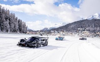 Bugatti a scos modelele sale exotice pe zăpada din Elveția