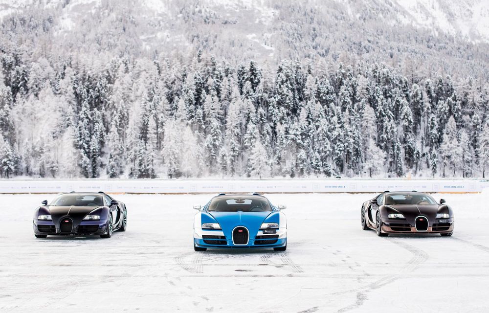 Bugatti a scos modelele sale exotice pe zăpada din Elveția - Poza 17
