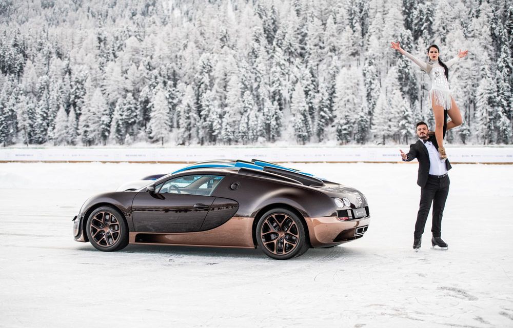 Bugatti a scos modelele sale exotice pe zăpada din Elveția - Poza 5