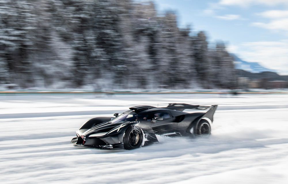 Bugatti a scos modelele sale exotice pe zăpada din Elveția - Poza 10