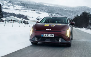 Kia EV4, autonomie de 390 km în condiții de iarnă extremă la un eveniment din Norvegia