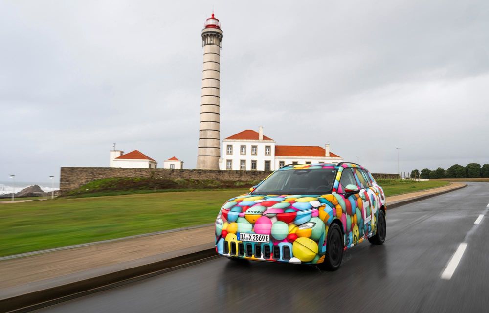 Primele imagini cu viitoarea Skoda Epiq: până la 430 de kilometri autonomie - Poza 2