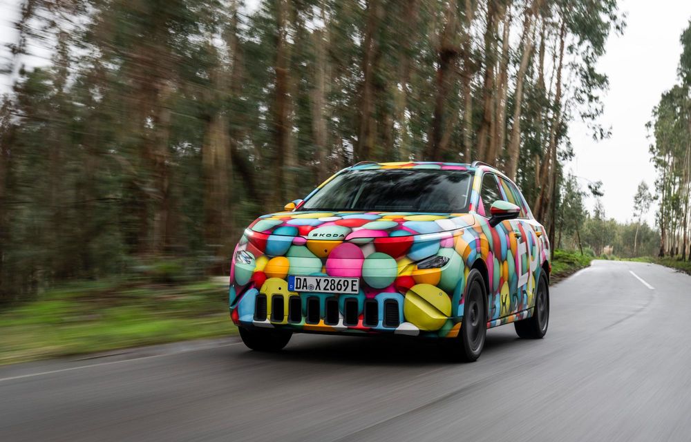 Primele imagini cu viitoarea Skoda Epiq: până la 430 de kilometri autonomie - Poza 48