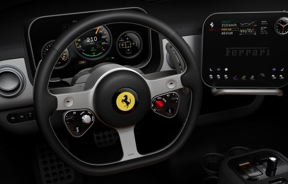 Ferrari: primele imagini cu interiorul noului model electric Luce - Poza 1