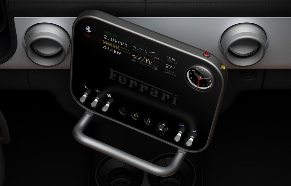 Ferrari: primele imagini cu interiorul noului model electric Luce - Poza 7