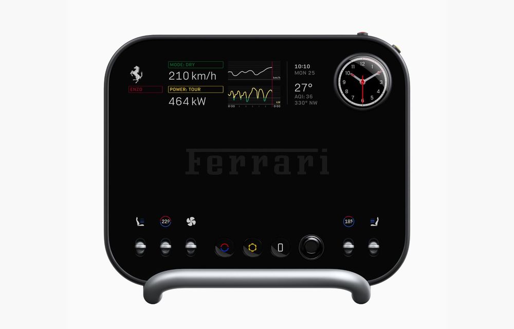 Ferrari: primele imagini cu interiorul noului model electric Luce - Poza 8