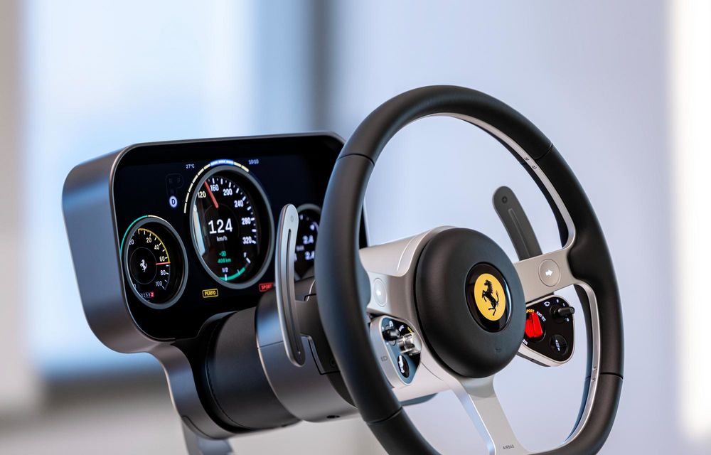 Ferrari: primele imagini cu interiorul noului model electric Luce - Poza 19