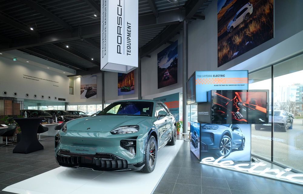 Noul Porsche Cayenne Electric a fost expus la București: start de la 108.000 euro - Poza 2