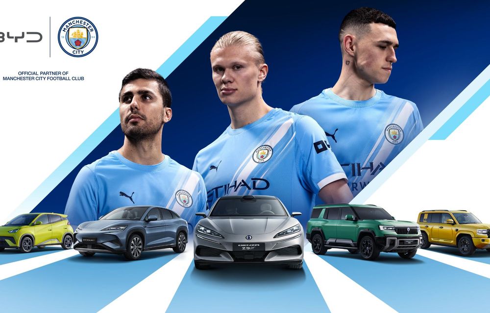BYD, partener oficial al clubului de fotbal Manchester City - Poza 3