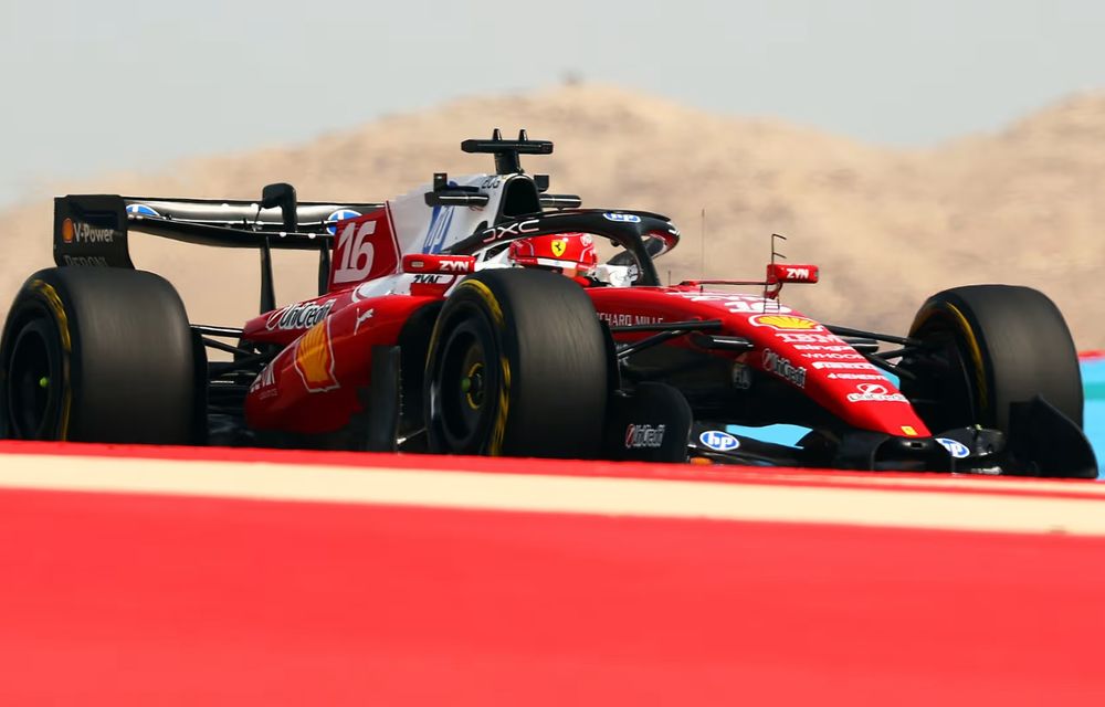 F1: Charles Leclerc, cel mai rapid în a doua zi de teste din Bahrain - Poza 1