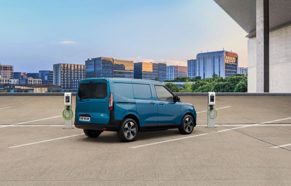 Noutăți pentru Ford E-Transit Courier: autonomie mai mare și încărcare mai rapidă - Poza 5