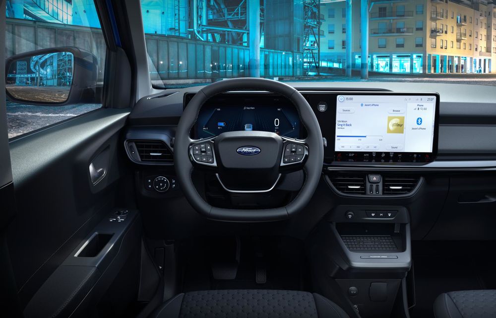 Noutăți pentru Ford E-Transit Courier: autonomie mai mare și încărcare mai rapidă - Poza 9