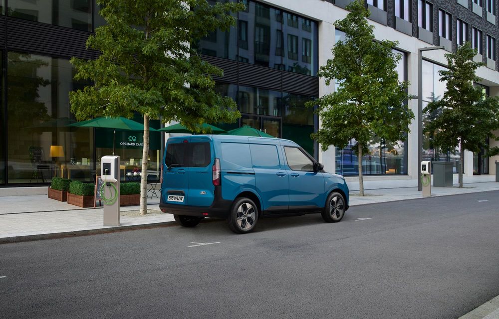 Noutăți pentru Ford E-Transit Courier: autonomie mai mare și încărcare mai rapidă - Poza 6