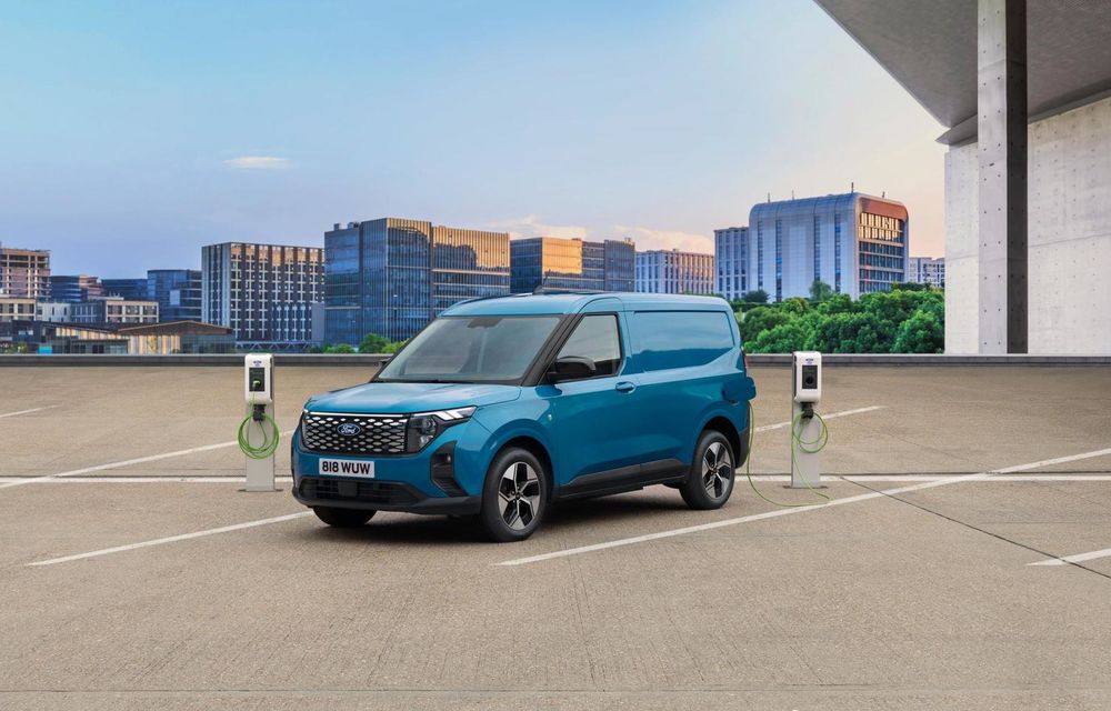 Noutăți pentru Ford E-Transit Courier: autonomie mai mare și încărcare mai rapidă - Poza 1