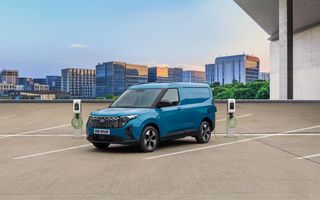 Noutăți pentru Ford E-Transit Courier: autonomie mai mare și încărcare mai rapidă