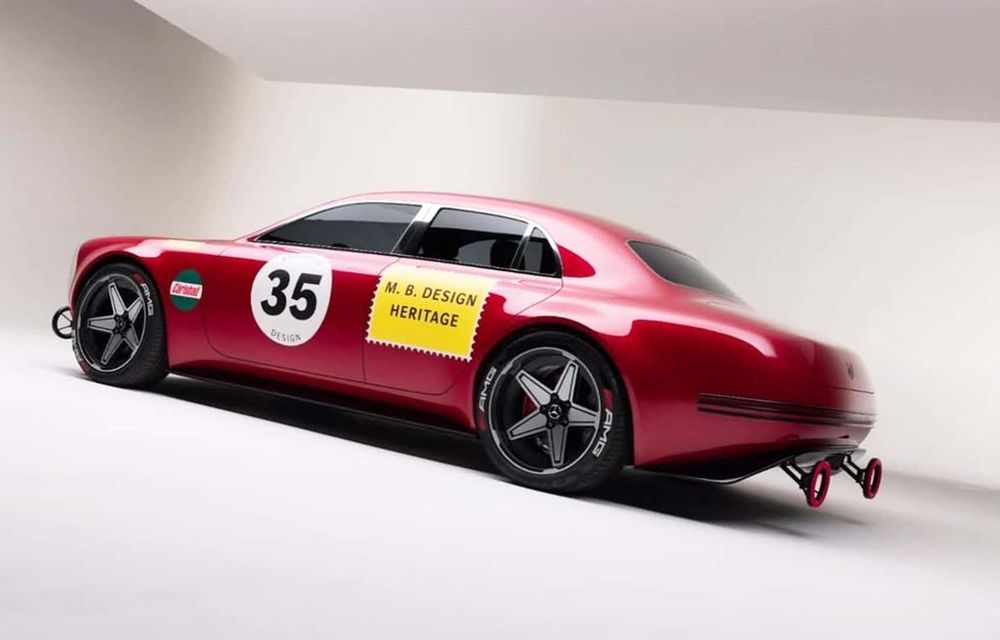 Concept secret Mercedes-Benz, inspirat de prima berlină AMG din istorie - Poza 4
