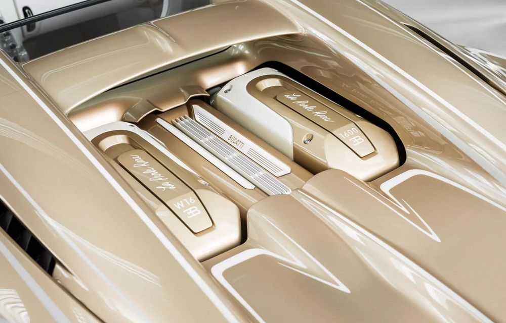 Bugatti La Perle Rare: exemplar unicat bazat pe modelul W16 Mistral - Poza 3