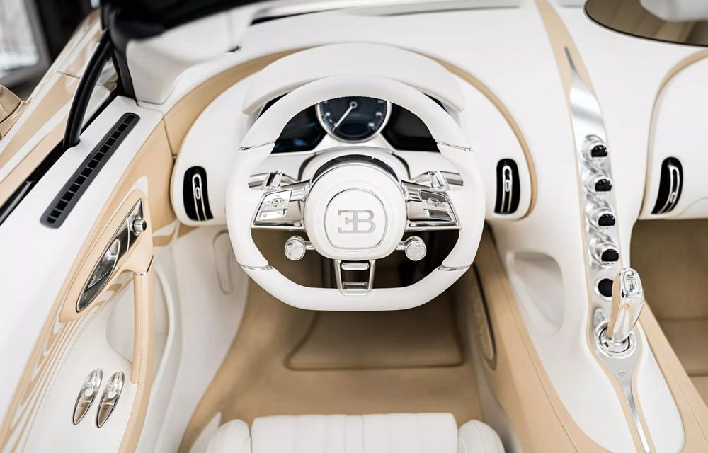 Bugatti La Perle Rare: exemplar unicat bazat pe modelul W16 Mistral - Poza 4