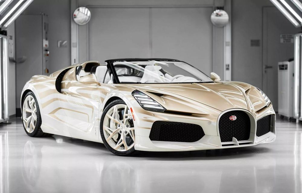 Bugatti La Perle Rare: exemplar unicat bazat pe modelul W16 Mistral - Poza 1