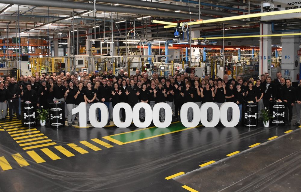 Horse Powertrain a produs 10 milioane de motoare la Mioveni - Poza 1