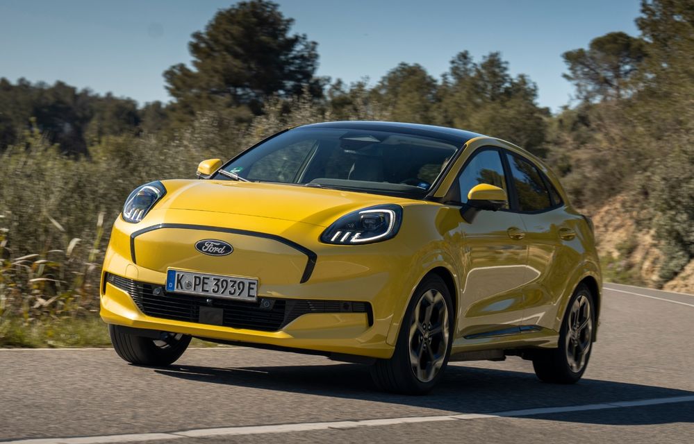 Ford anunță îmbunătățiri pentru Puma: autonomie mărită pentru versiunea electrică - Poza 1