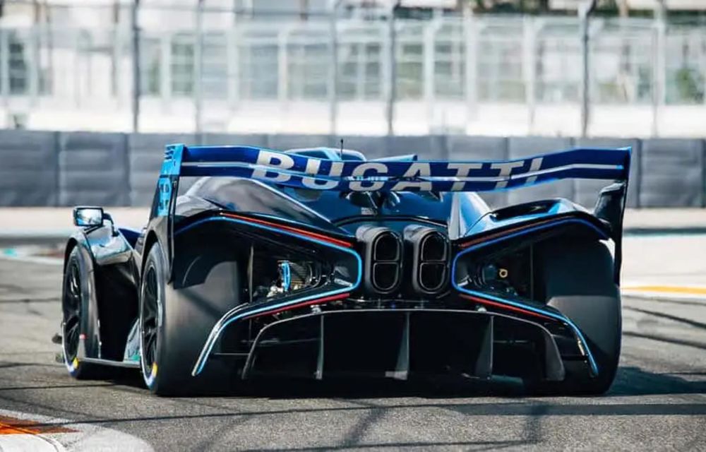 Hypercarul de 1.600 CP Bugatti Bolide, testat de proprietari pe circuitul de F1 din Miami - Poza 2
