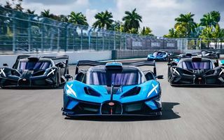 Hypercarul de 1.600 CP Bugatti Bolide, testat de proprietari pe circuitul de F1 din Miami