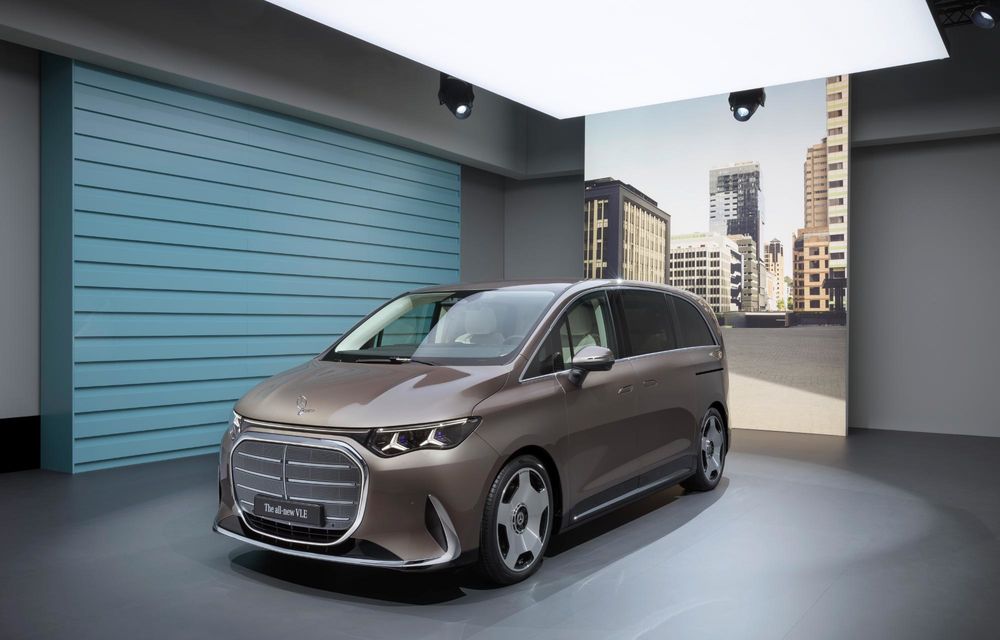 Noul Mercedes-Benz VLE, succesorul electric al Clasei V - Poza 2