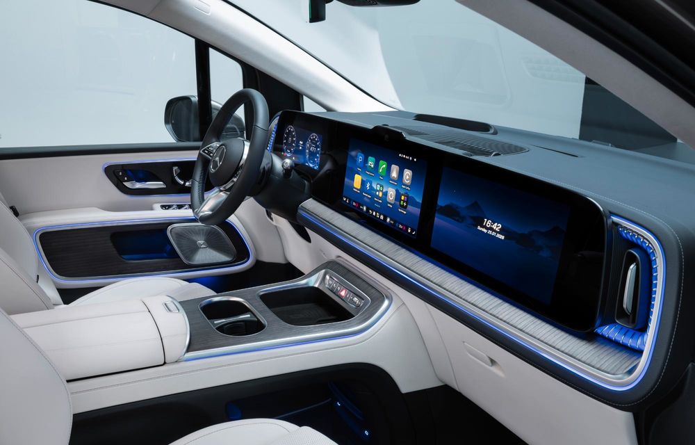 Noul Mercedes-Benz VLE, succesorul electric al Clasei V - Poza 8