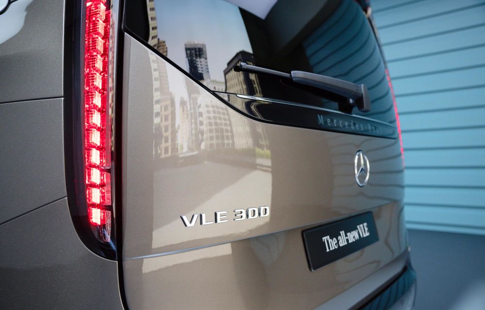 Noul Mercedes-Benz VLE, succesorul electric al Clasei V - Poza 24