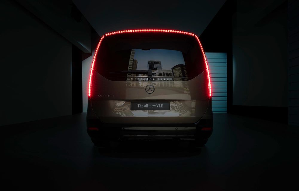 Noul Mercedes-Benz VLE, succesorul electric al Clasei V - Poza 25