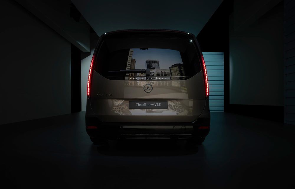 Noul Mercedes-Benz VLE, succesorul electric al Clasei V - Poza 26