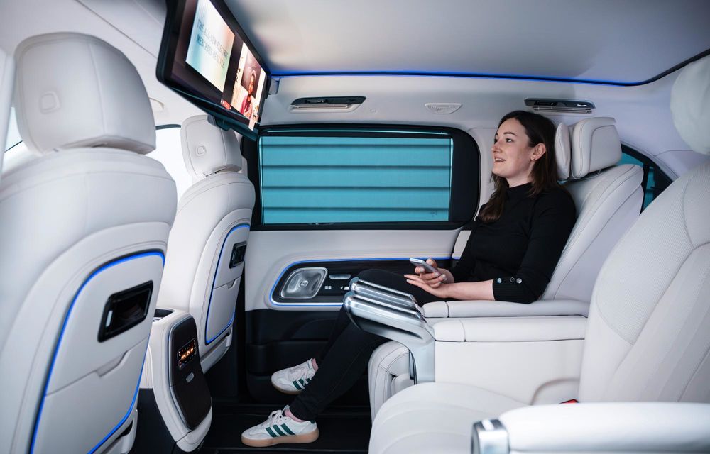 Noul Mercedes-Benz VLE, succesorul electric al Clasei V - Poza 61