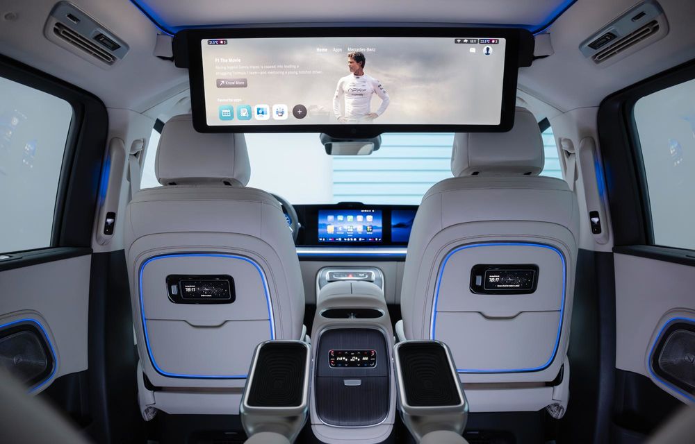 Noul Mercedes-Benz VLE, succesorul electric al Clasei V - Poza 62