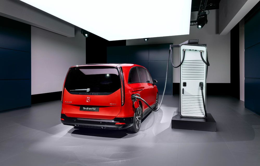 Noul Mercedes-Benz VLE, succesorul electric al Clasei V - Poza 86