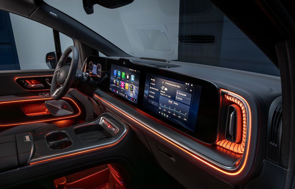 Noul Mercedes-Benz VLE, succesorul electric al Clasei V - Poza 96