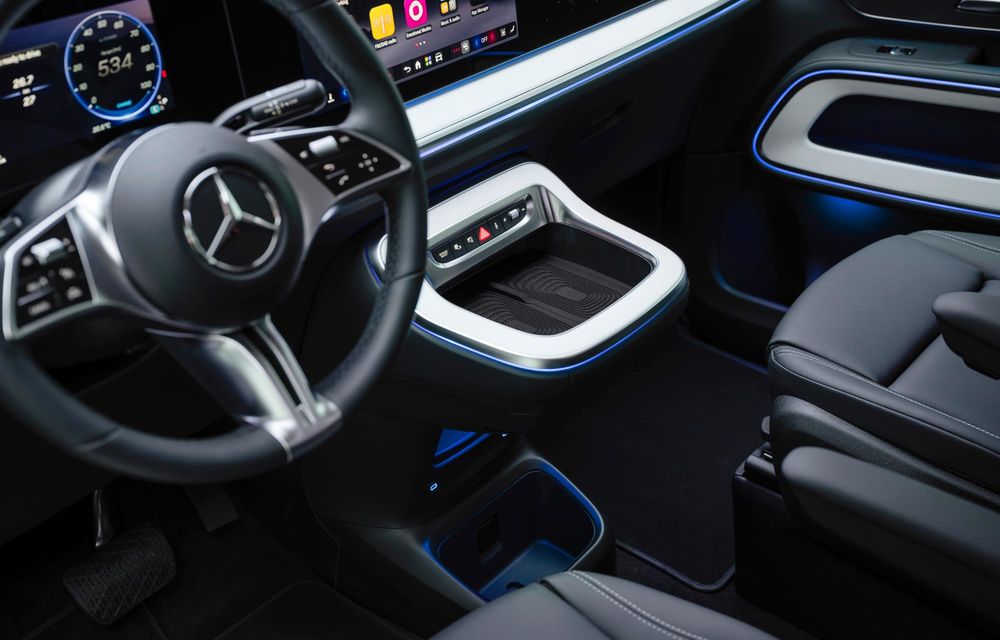 Noul Mercedes-Benz VLE, succesorul electric al Clasei V - Poza 133