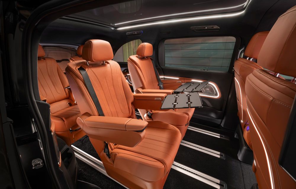Noul Mercedes-Benz VLE, succesorul electric al Clasei V - Poza 155