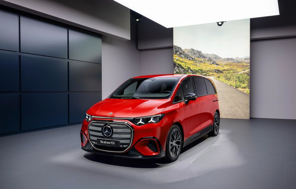 Noul Mercedes-Benz VLE, succesorul electric al Clasei V - Poza 3