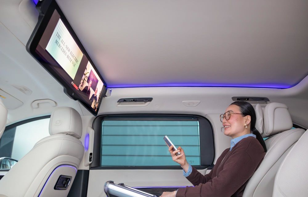 Noul Mercedes-Benz VLE, succesorul electric al Clasei V - Poza 74