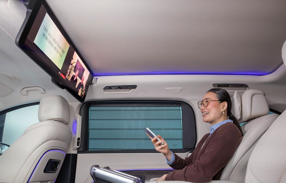 Noul Mercedes-Benz VLE, succesorul electric al Clasei V - Poza 75