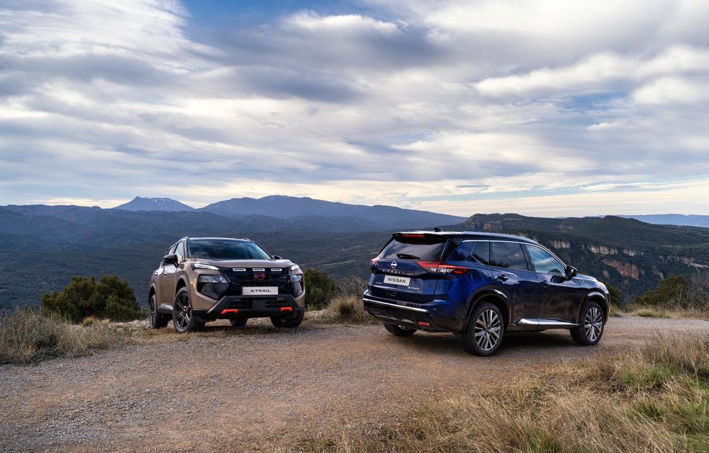 Noul Nissan X-Trail facelift: parte frontală restilizată și sistem multimedia cu Google integrat - Poza 49