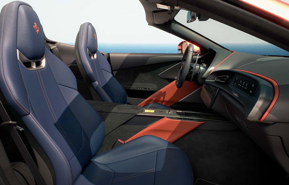 Noul Ferrari Amalfi Spider: plafon din material textil și motor V8 de 631 CP - Poza 12