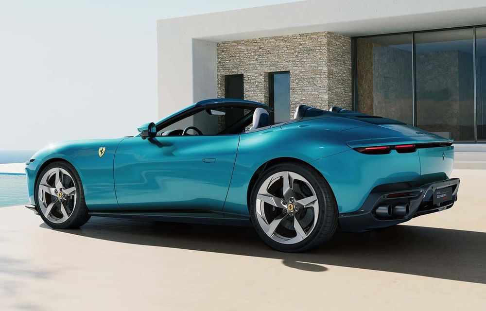 Noul Ferrari Amalfi Spider: plafon din material textil și motor V8 de 631 CP - Poza 3